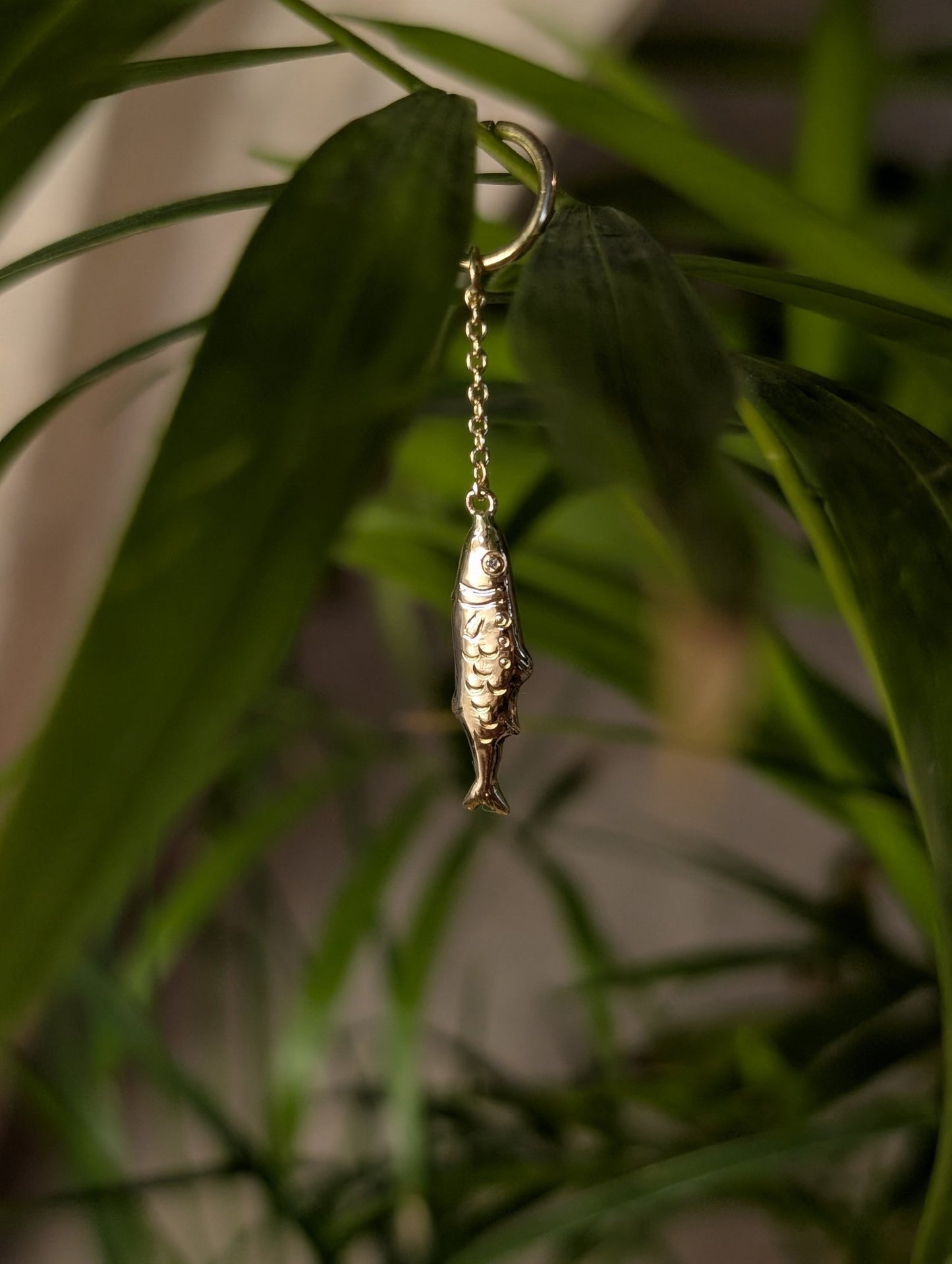 Sardine Charm - Aurum Deorum - piercing jewellery