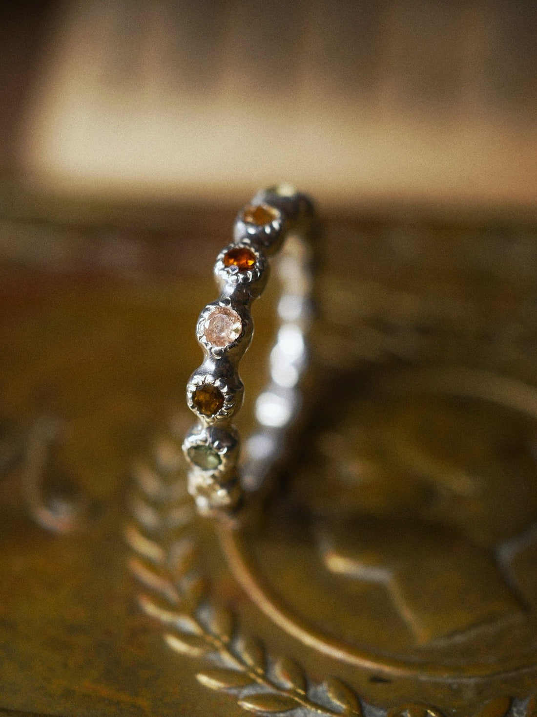 Tourmaline and Silver Ring - Aurum Deorum - Silver Jewellery