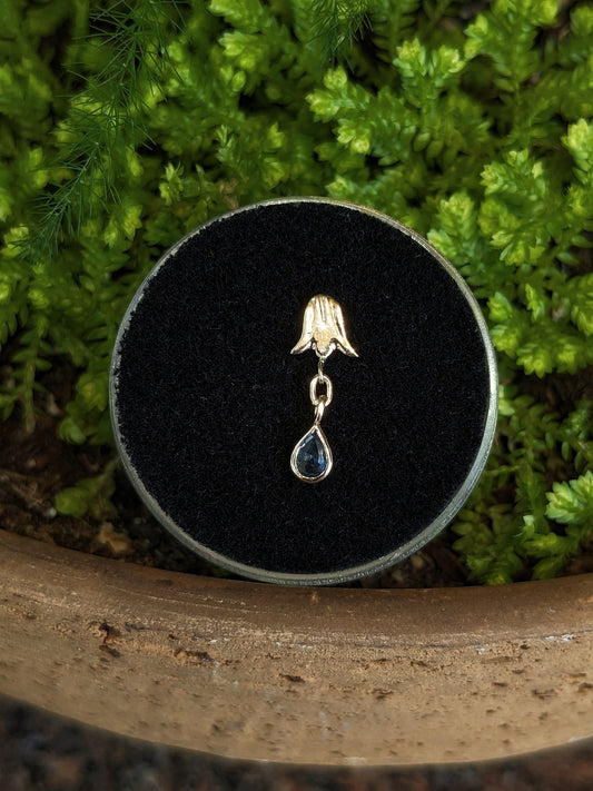 Blue bell - Aurum Deorum - piercing jewellery