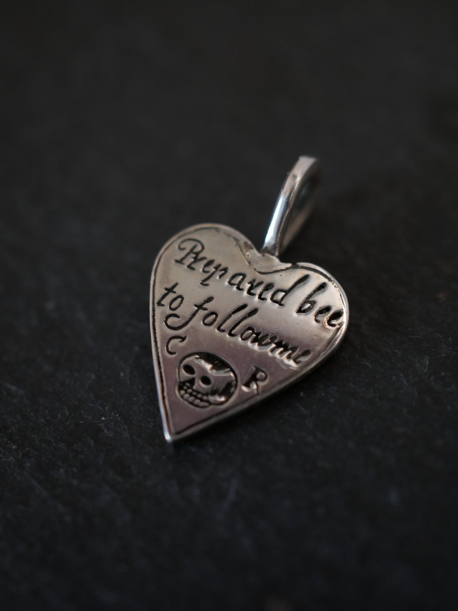 Edwardian Heart Pendant, Small - Aurum Deorum - silver jewellery