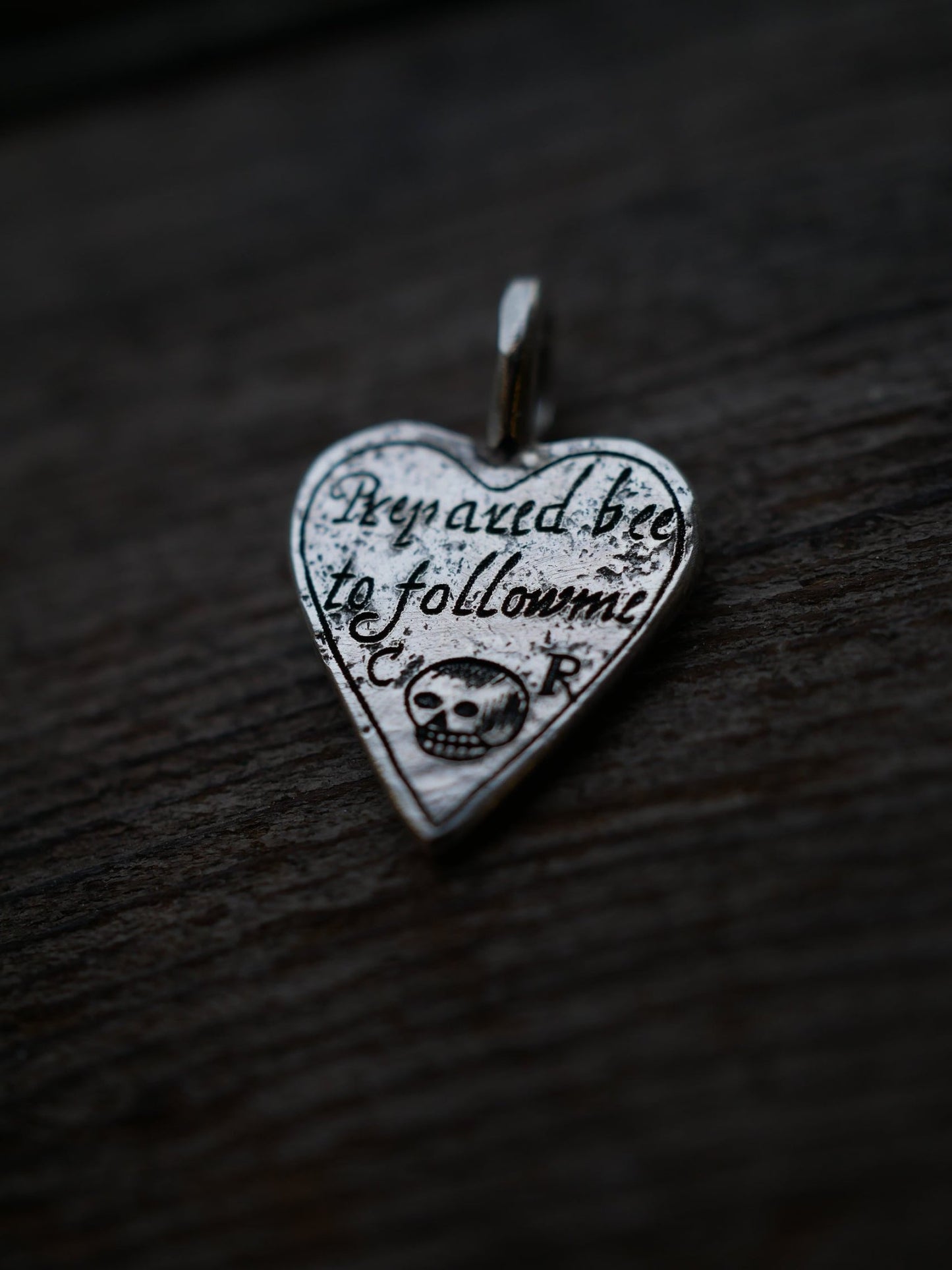 Edwardian Heart Pendant, Small - Aurum Deorum - silver jewellery