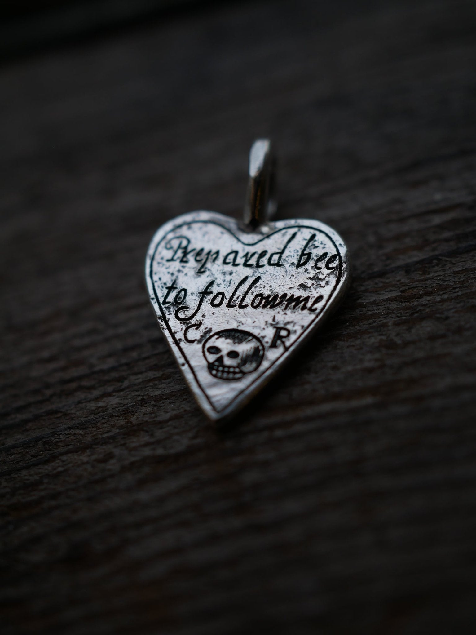 Edwardian Heart Pendant, Small - Aurum Deorum - silver jewellery