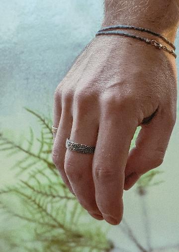 engraved band no.1 - Aurum Deorum - piercing jewellery