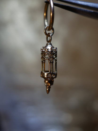 Gothica 1880 14k Gold Lantern Charm - Daruda Trading Co.