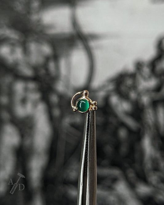 Orbit Ends no. 2 - Aurum Deorum - piercing jewellery