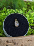 Moss agate charm - Daruda Trading Co.