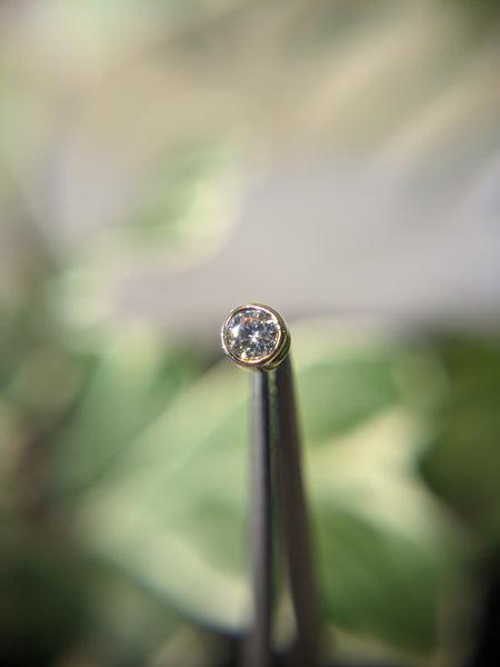 Moissanite diamond end 2.5 - Daruda Trading Co.