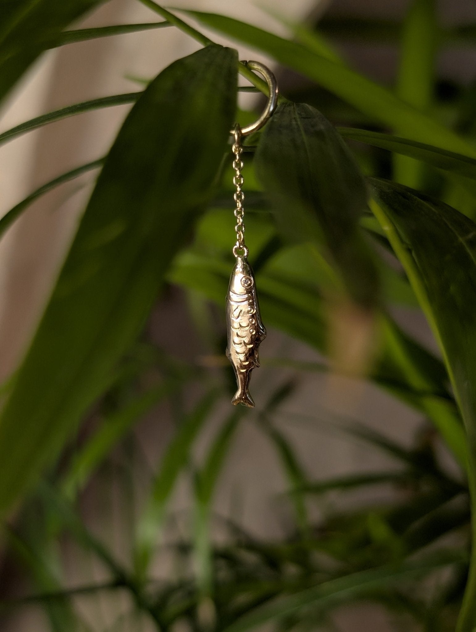 Sardine Charm - Aurum Deorum - piercing jewellery