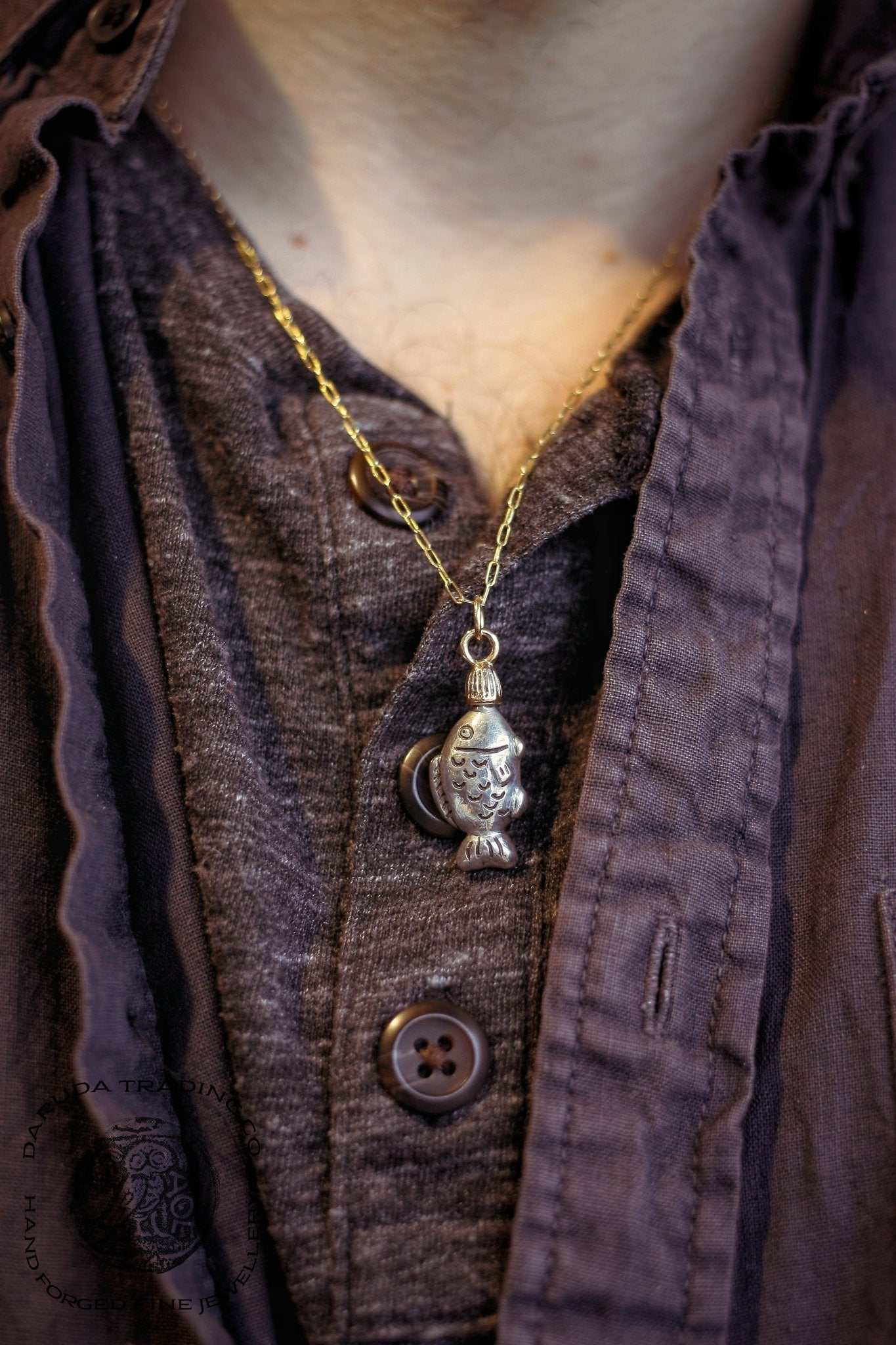 Shoyu - tai - soya sauce snapper pendant - Aurum Deorum - Pendant
