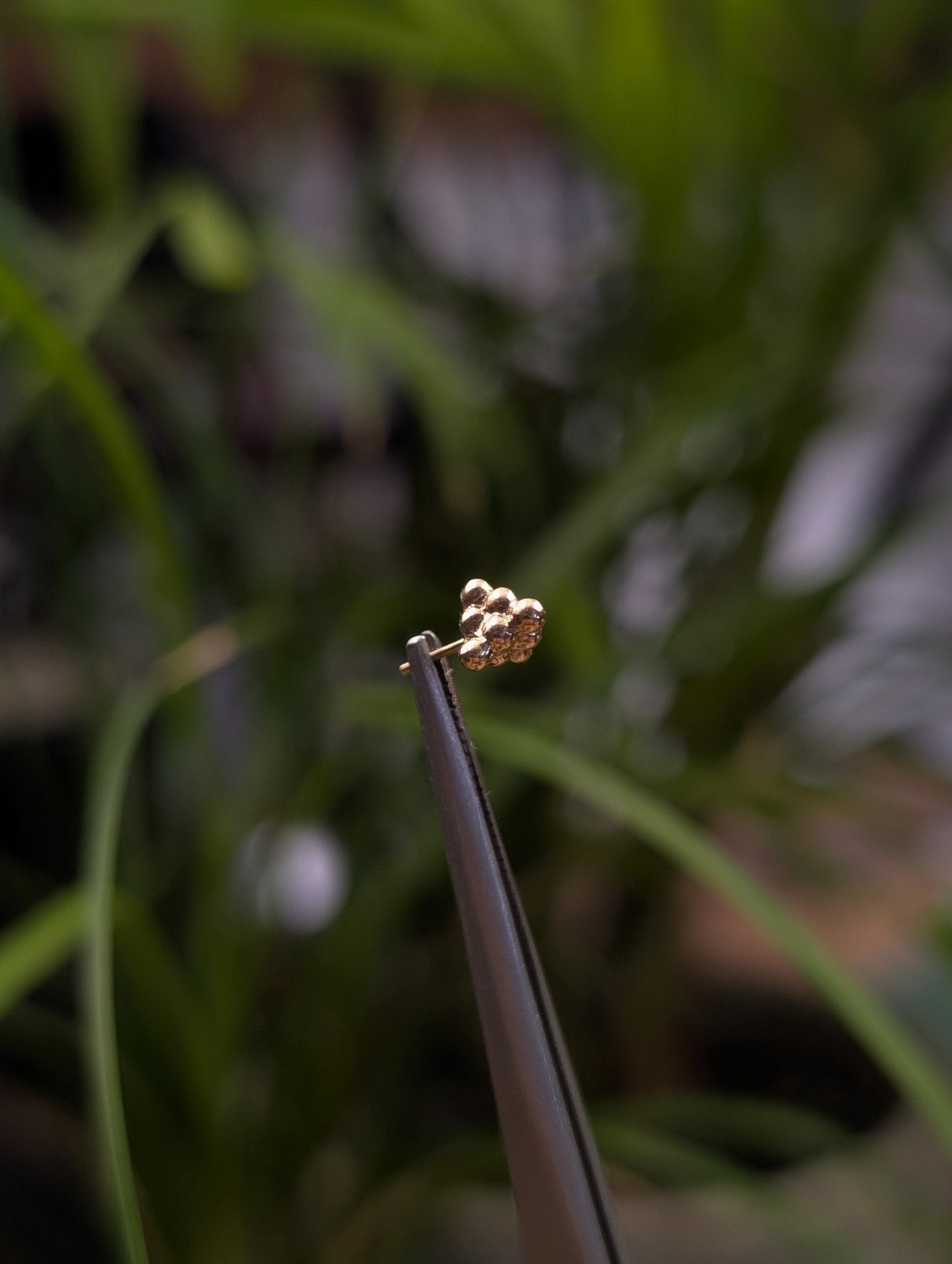 Smol Stack Threadless End - Aurum Deorum - piercing jewellery