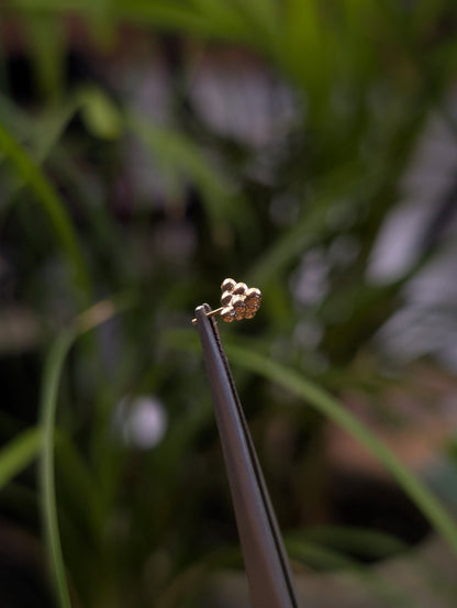 Smol Stack Threadless End - Aurum Deorum - piercing jewellery