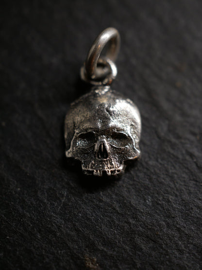 Sterling Silver Skull Pendant, sterling silver pendant by Aurum Deorum