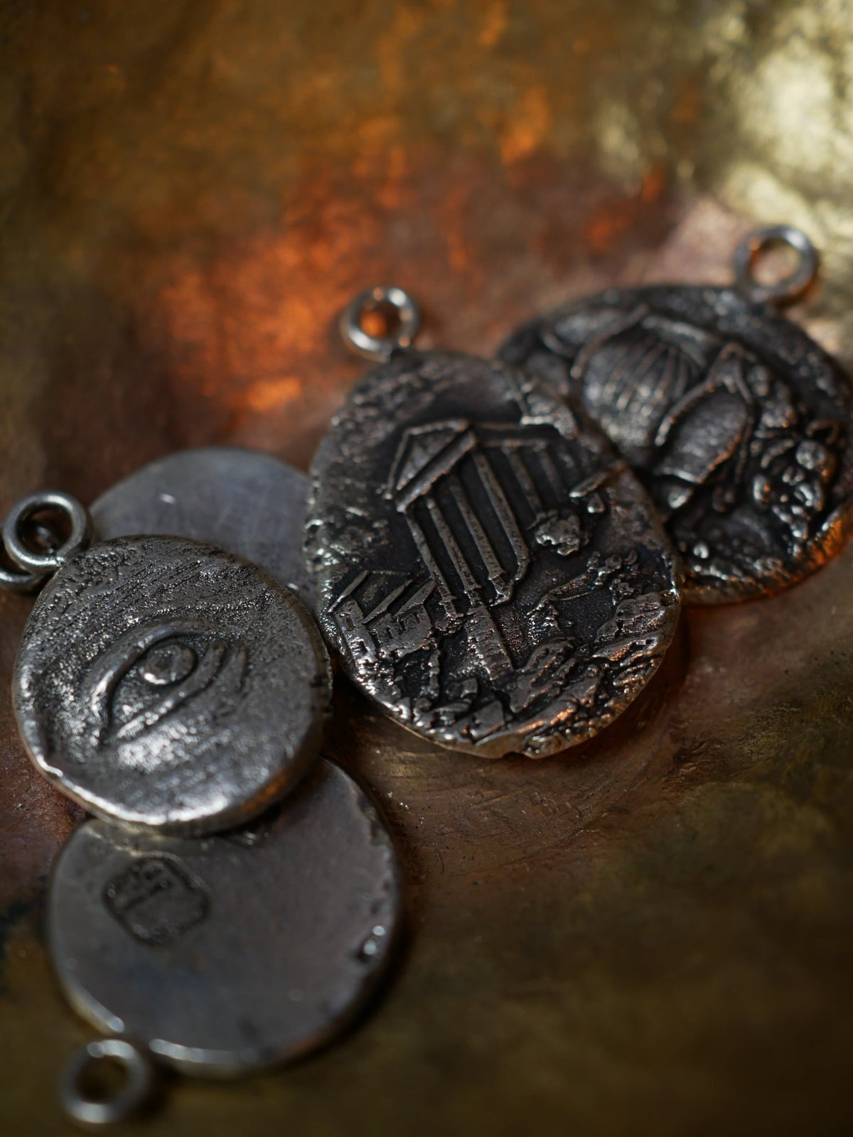 Temple of Hercules Pendant, sterling silver pendant by Aurum Deorum