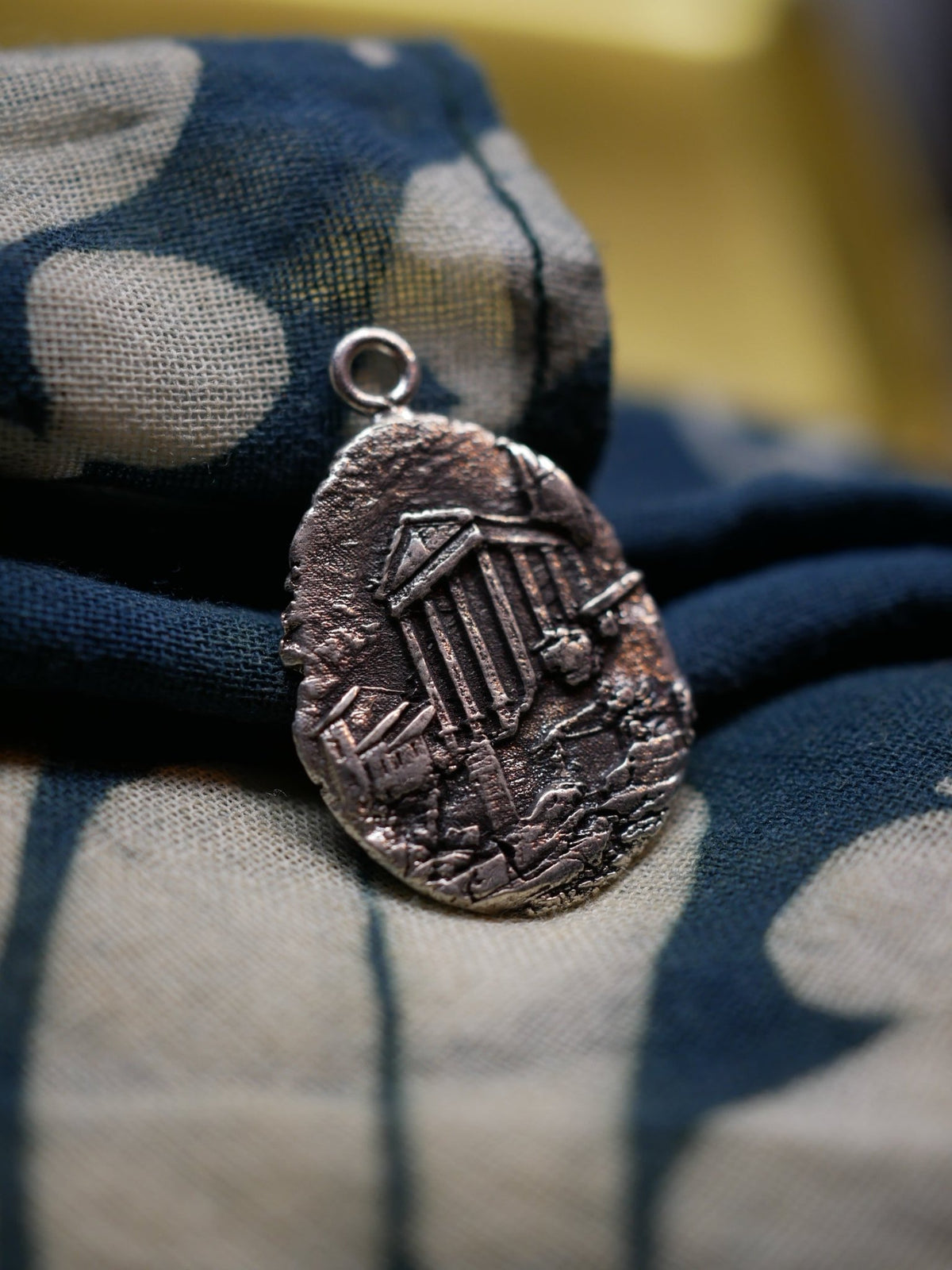 Temple of Hercules Pendant, sterling silver pendant by Aurum Deorum