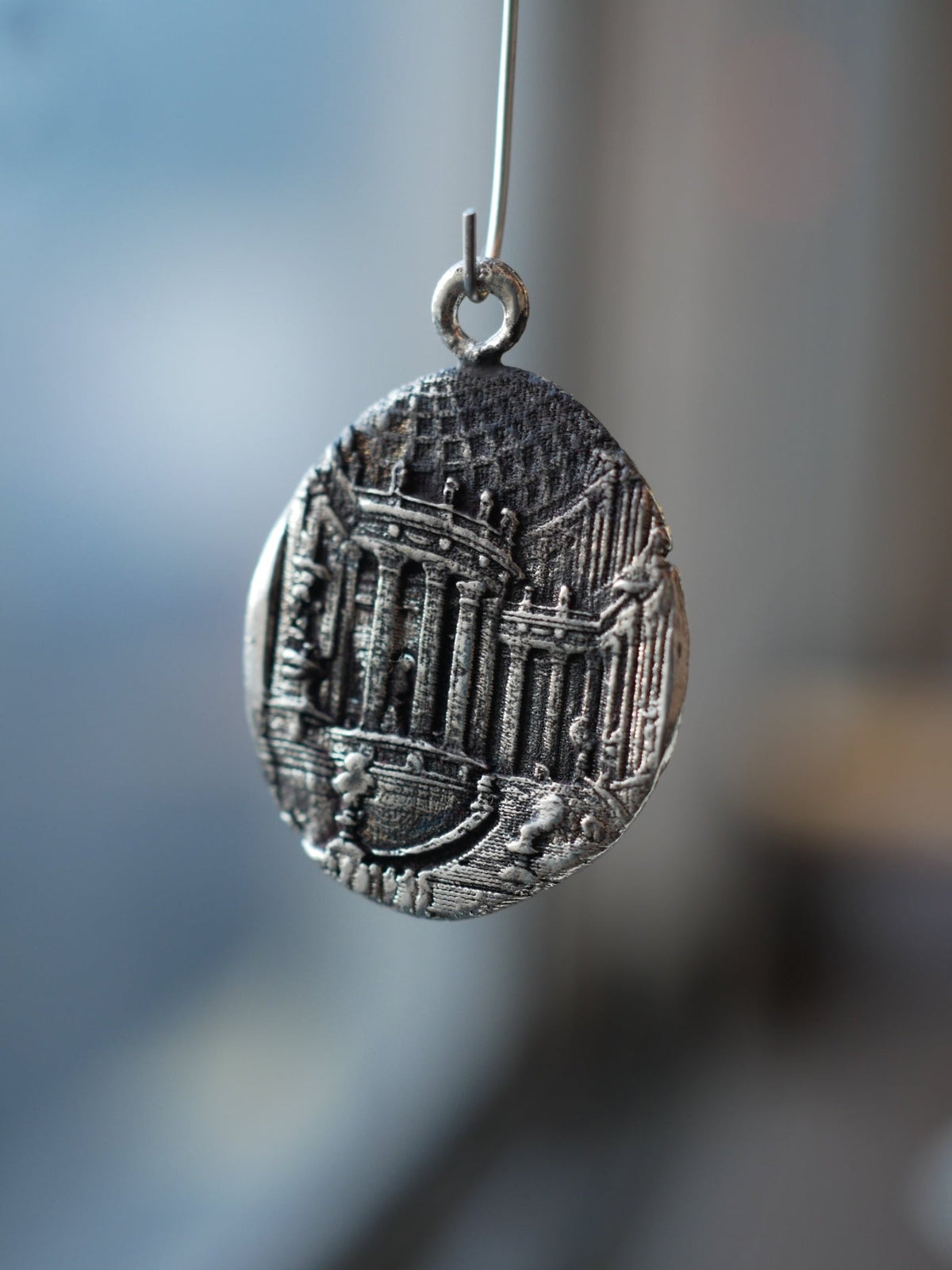 Tempo Dea Vesta Sterling Silver Pendant, sterling silver pendant by Aurum Deorum