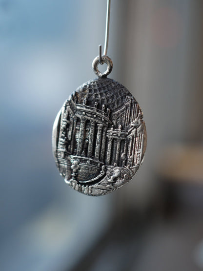 Tempo Dea Vesta Sterling Silver Pendant, sterling silver pendant by Aurum Deorum