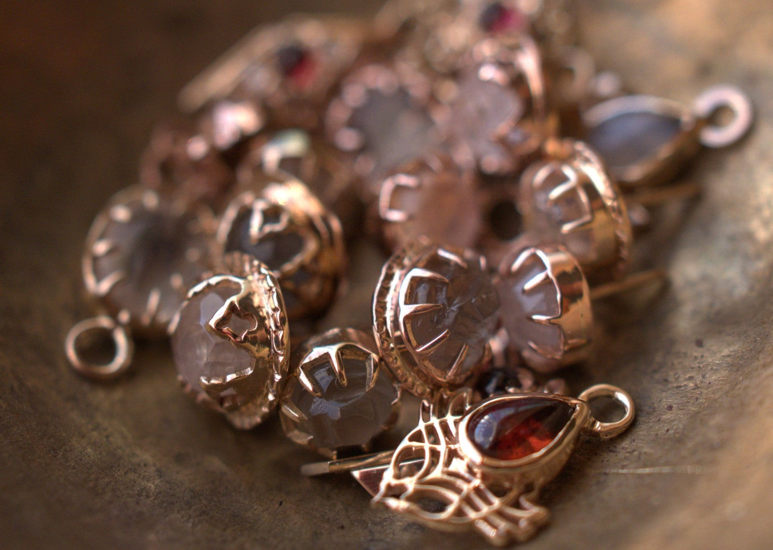 Aurum Deorum jewellery components ready for studio and wholesale orders